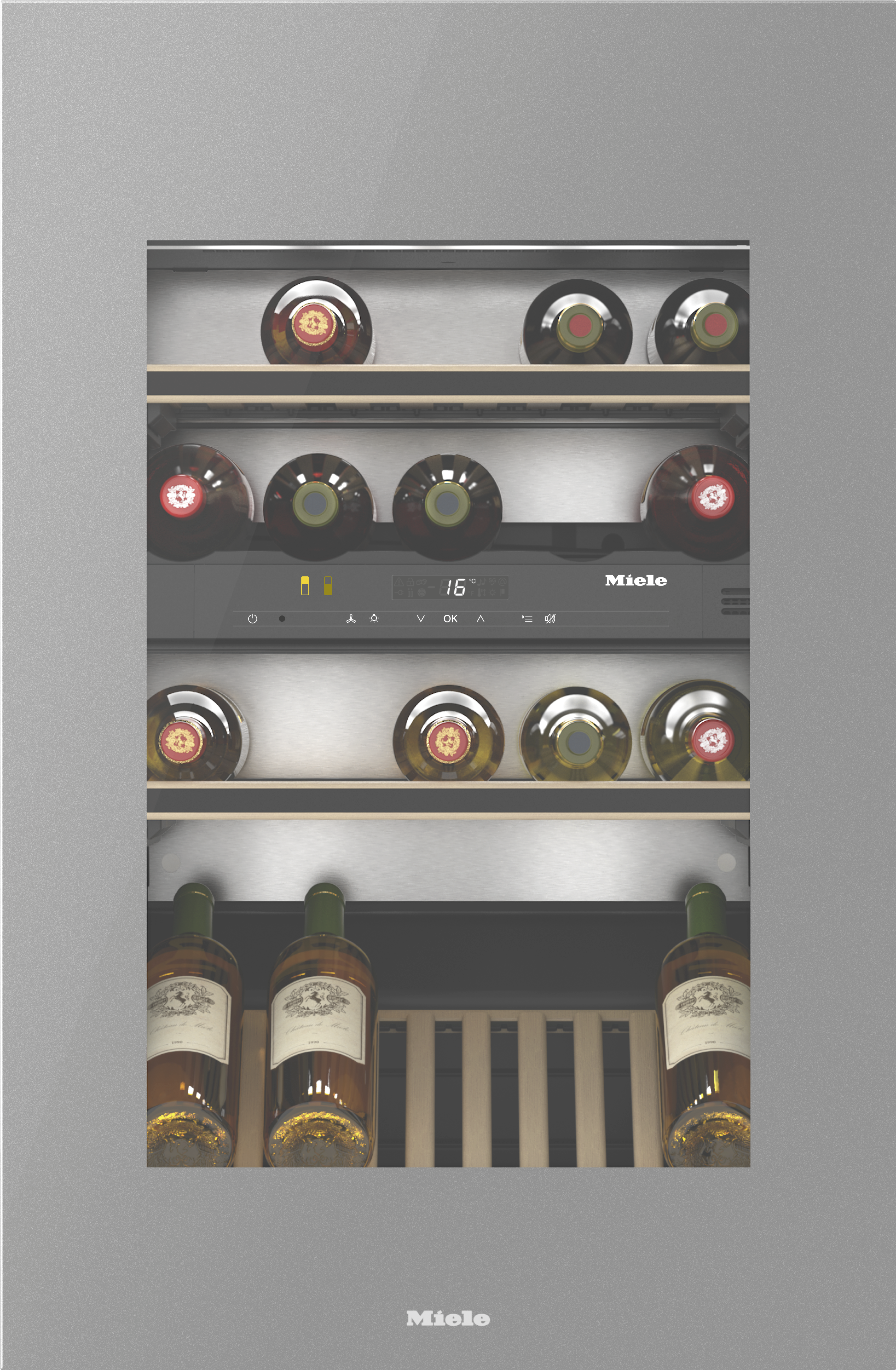 Миле Винный холодильник KWT 6422 iG-1 GRGR графитовый серый Miele Миле Винный холодильник KWT 6422 iG-1 GRGR графитовый серый Miele