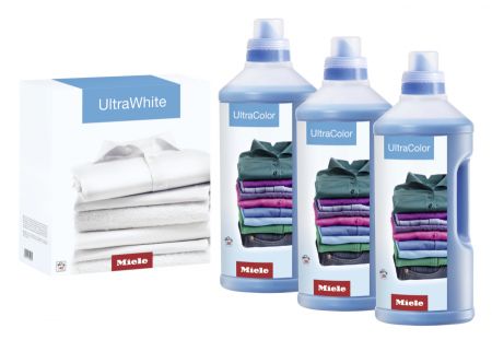 Набор моющих средств для стиральных машин 3хUltraColor + 1хUltraWhite Miele купить в Кирове | Всегда в наличии! | Артикул 11347740 | Официальный сайт
