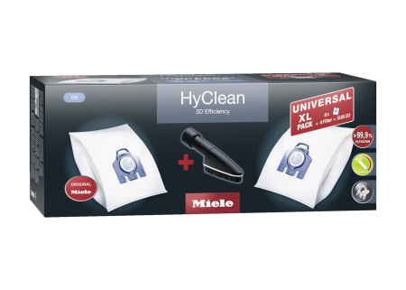 Комплект мешков-пылесборников Universal XL pack HyClean 3D GN Miele купить в Кирове | Всегда в наличии! | Артикул 11476550 | Официальный сайт