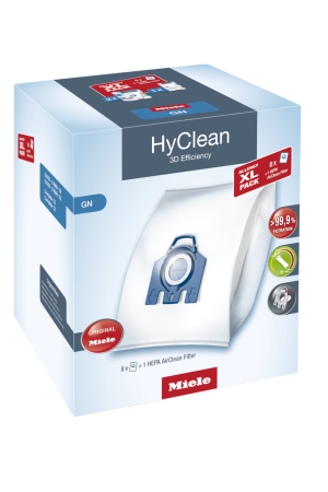 Комплект мешков пылесборников Allergy XL Pack 2 HyClean GN + фильтр HA 50 Miele купить в Кирове | Всегда в наличии! | Артикул 10632880 | Официальный сайт