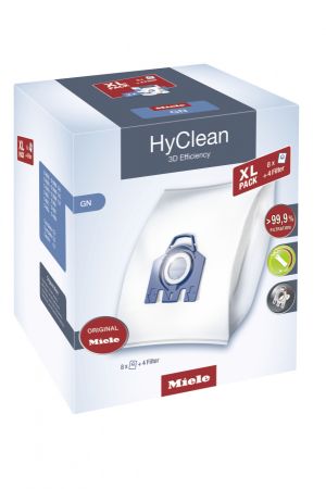 Комплект мешков пылесборников XL GN HyClean 3D Miele купить в Кирове | Всегда в наличии! | Артикул 10455000 | Официальный сайт